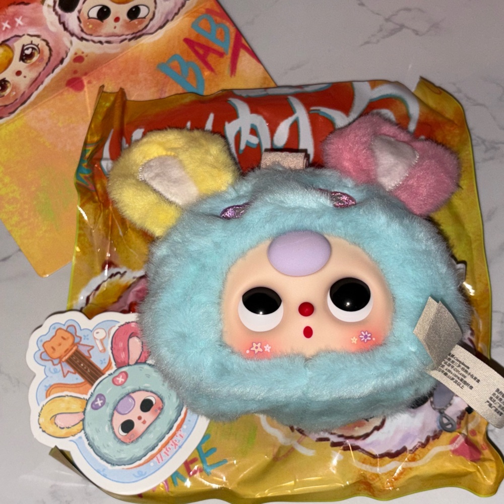 Baby Three Storage Pouch CONFIRMED Bunny Pendant